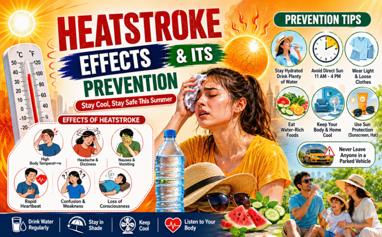 Read more about the article Heat Stroke Symptoms and Prevention Tips: How to Stay Safe During Extreme Summer Heat