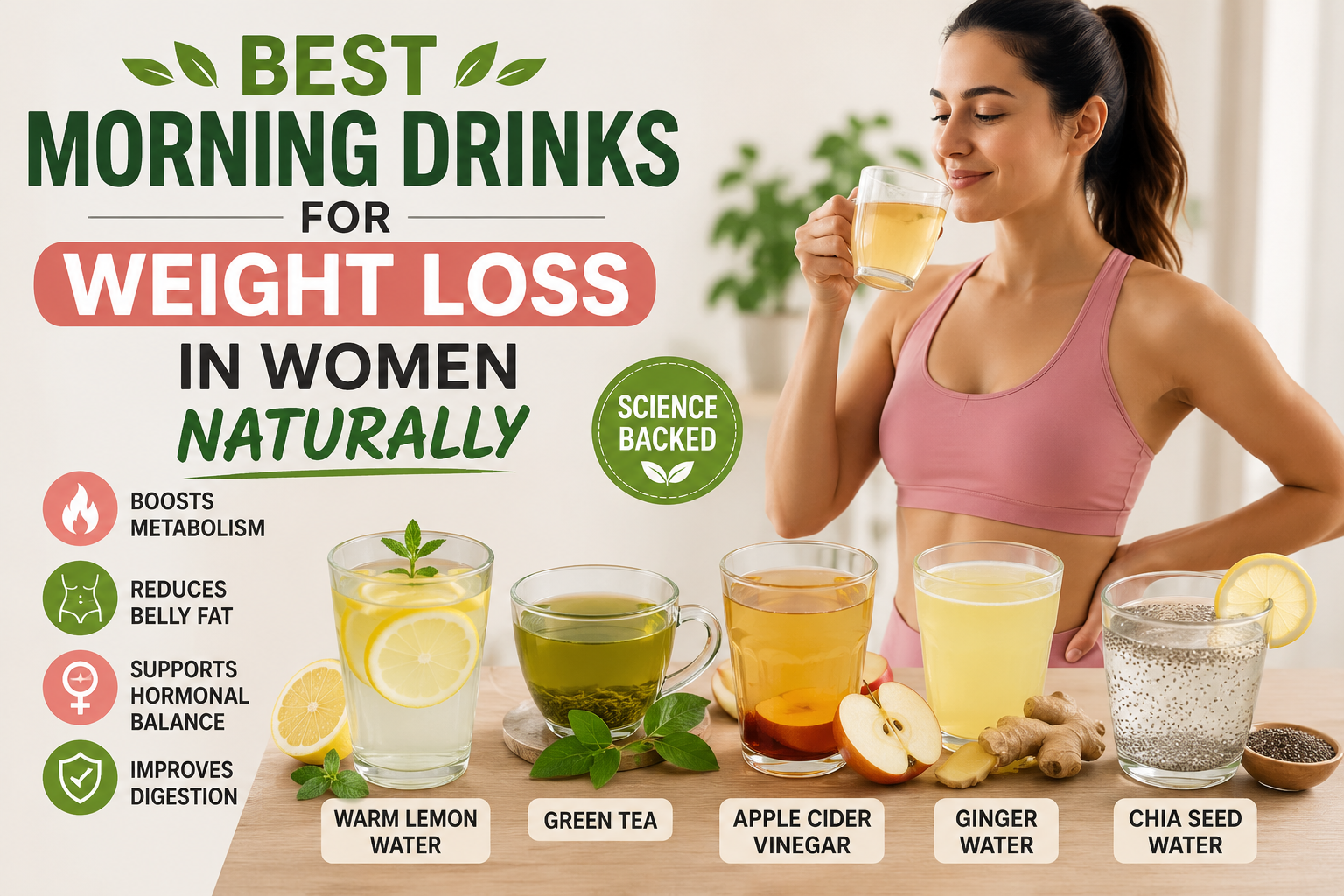 best morning drinks for weight loss in women naturally