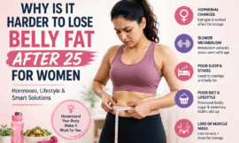 Why is it harder to lose belly fat after 25 for women