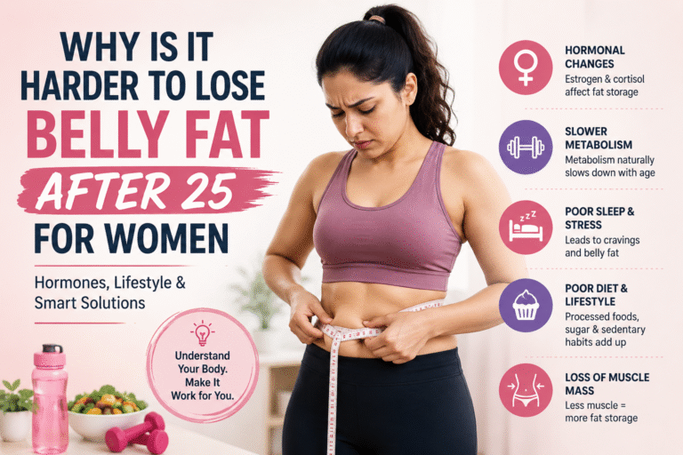 Read more about the article Why is it harder to lose belly fat after 25 for women