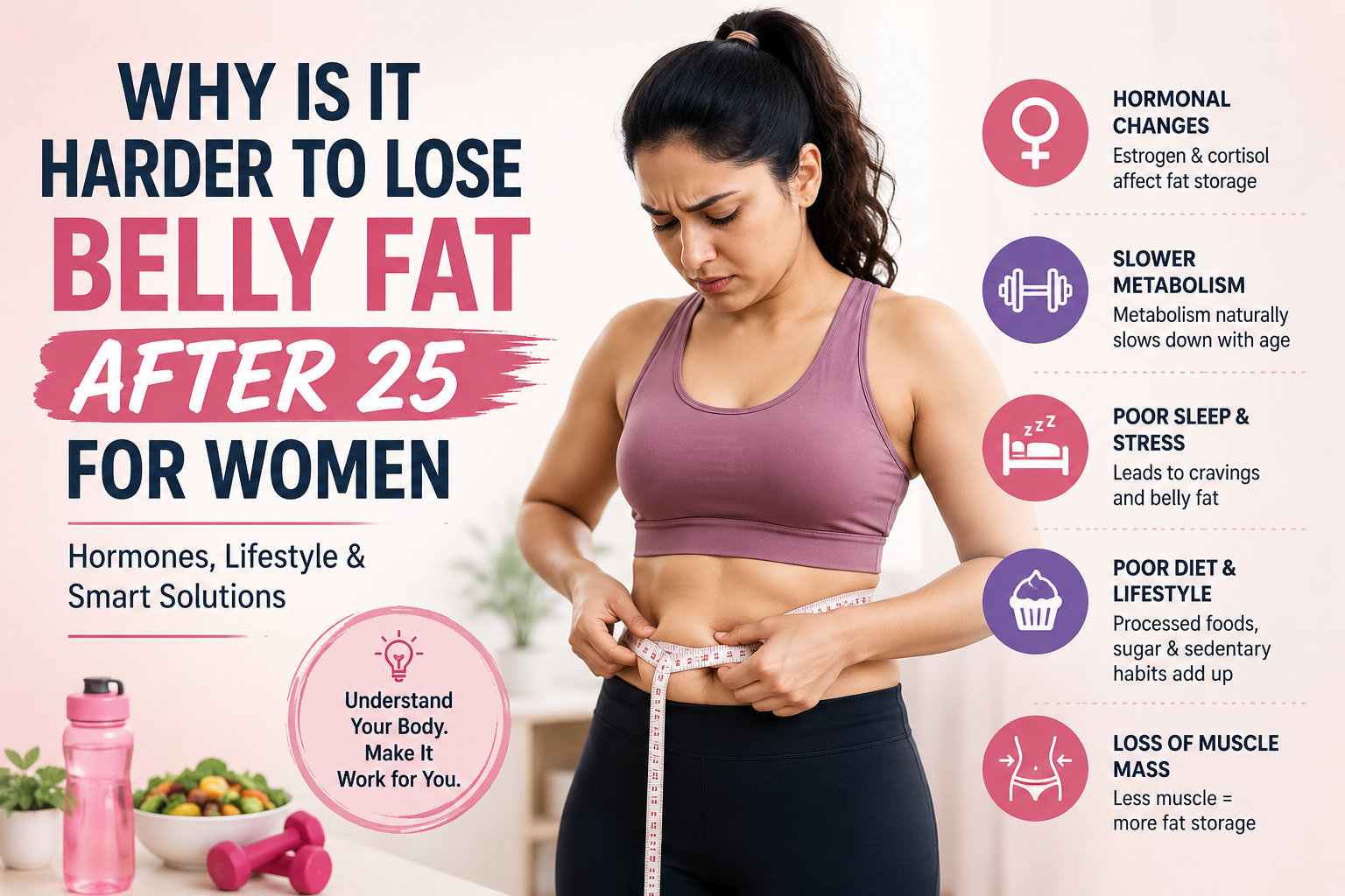 lose belly fat after 25