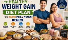 Healthy Weight Gain Diet Plan for indian Men and Women in 2026