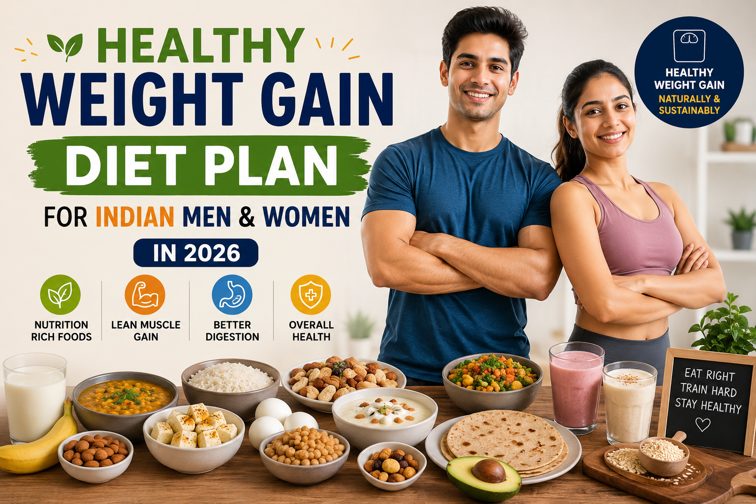 weight gain diet plan for men and women