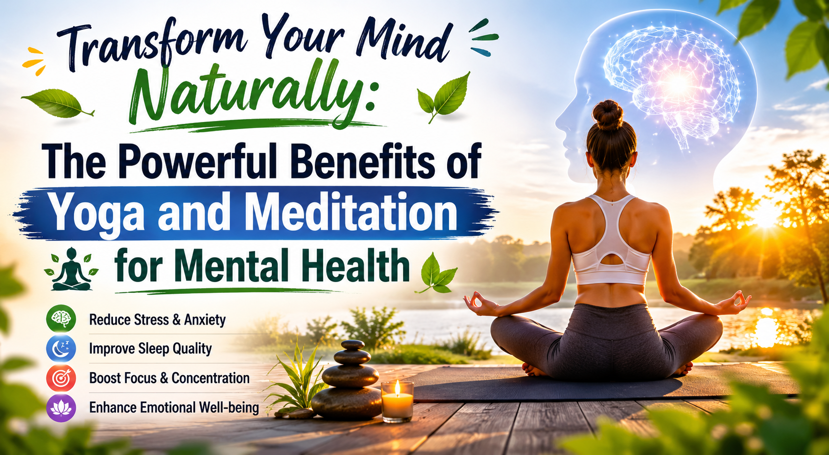 Benefits of yoga and meditation for mental health