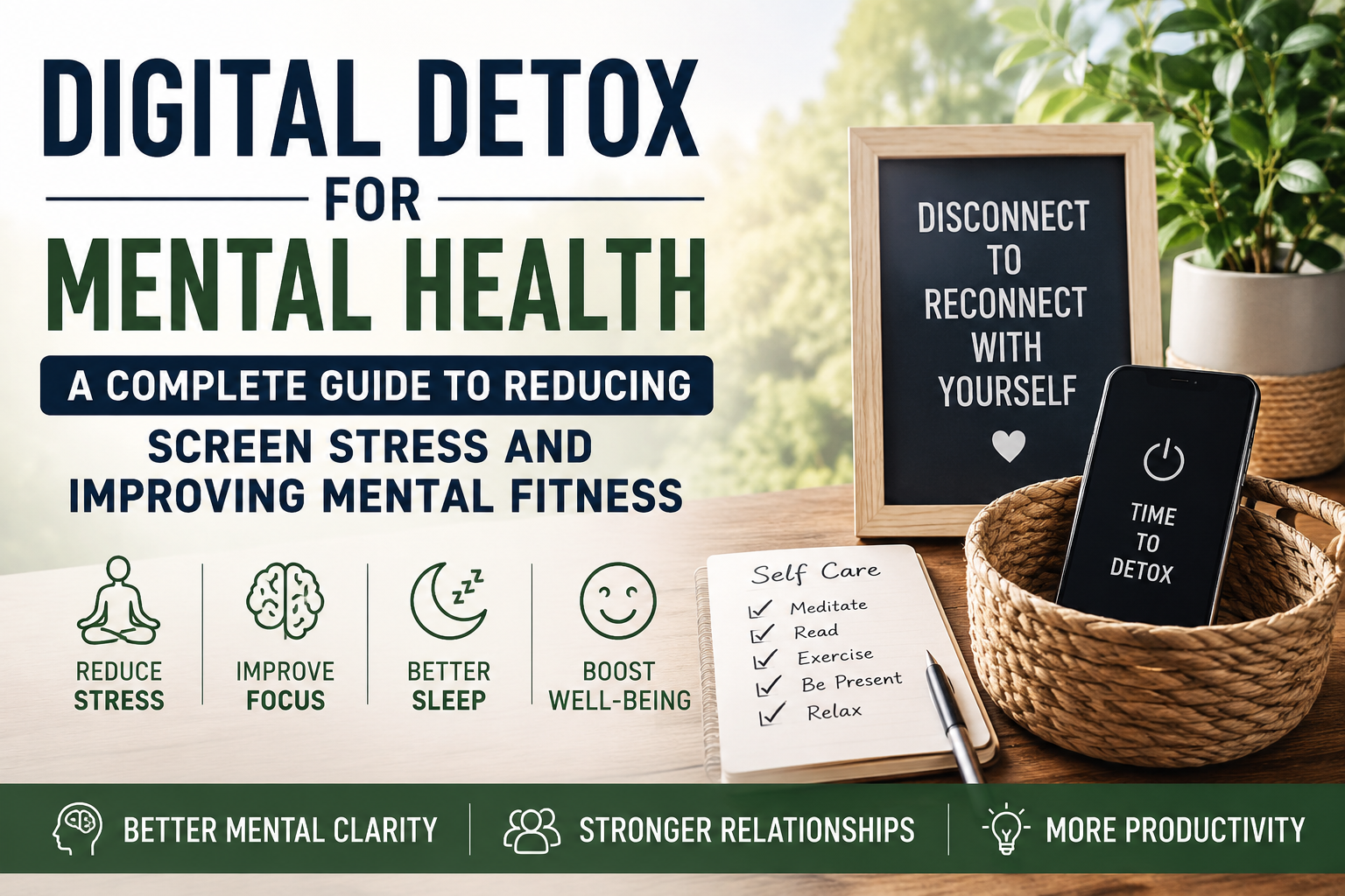 Digital Detox for Mental Health