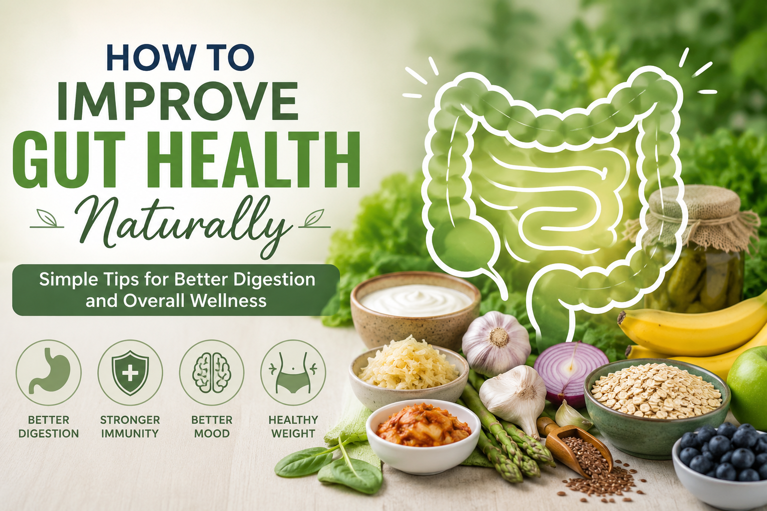 How to improve gut health naturally
