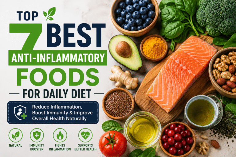 Read more about the article Top 7 Best anti-inflammatory foods for daily diet