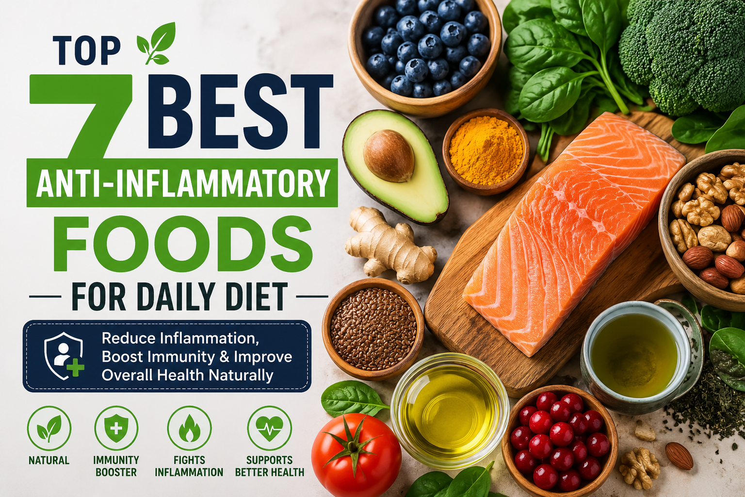best anti-inflammatory foods for daily diet